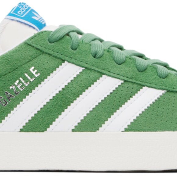 Adidas Originals Gazelle Green & White Low-Top Suede Trainers s M6.5/ W7.5 NWOB - Picture 14 of 15